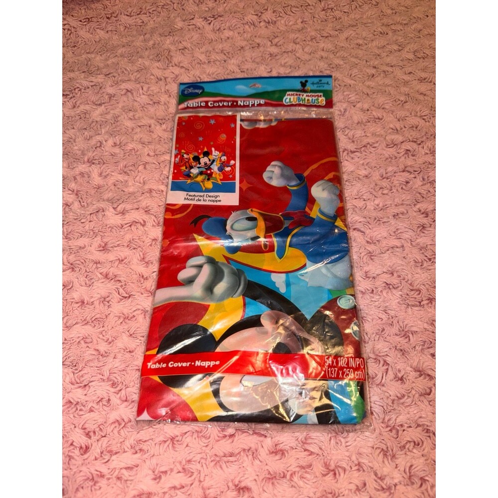 New Disney Mickey Mouse Clubhouse Table Cover party celebration